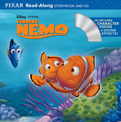 Marlin, Nemo, Dory, and all your favorite characters from "Finding Nemo" star in this exciting storybook and CD set. This retelling of the beloved Disney-Pixar film features word-for-word narration, thrilling sound effects, and the voices of Ellen DeGeneres, Albert Brooks, Willem Dafoe, and other actors from the original movie! Follow along as Marlin meets his forgetful friend Dory, some very hungry sharks, and a band of groovy sea turtles in the search for his lost son, Nemo.