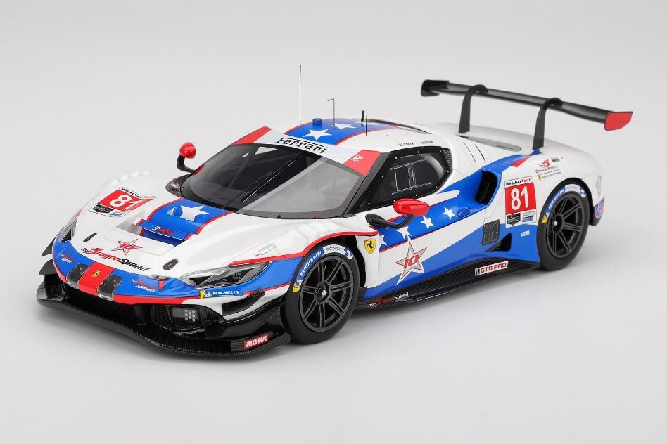 BBR 1/18 フェラーリ 296 GT3 IMSA ワトキンスグレン 2025 #81 DragonSpeed 【CS18017】 (ミニカー)