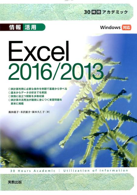 30時間アカデミック情報活用Excel2016/2013