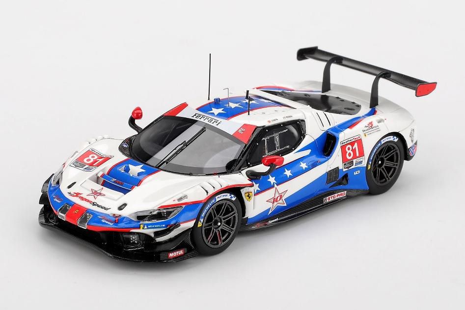 BBR 1/43 フェラーリ 296 GT3 IMSA ワトキンスグレン 2025 #81 DragonSpeed 【CS021】 (ミニカー)