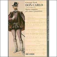 【輸入楽譜】ヴェルディ, Giuseppe: オペラ「ドン・カルロ」(全4幕版)(伊語)(紙装)
