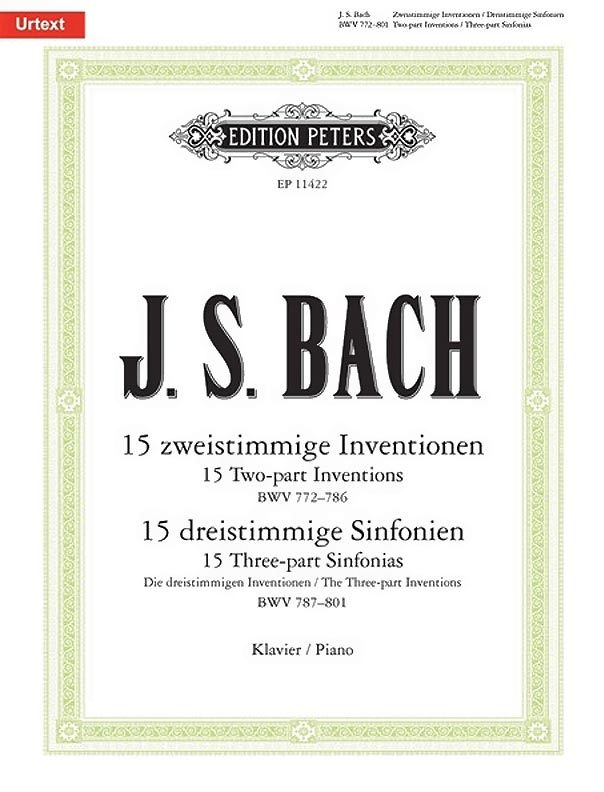 【輸入楽譜】バッハ, Johann Sebastian: インヴェンションとシンフォニア(二声と三声のインヴェンション) BWV 772-801/原典版/バルテルス編