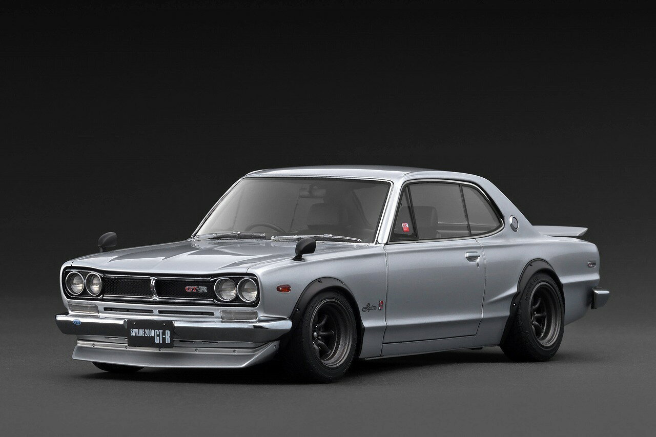ignition model NISSAN Skyline 2000 GT-R (KPGC10) Silver (1/18 Scale) 【IG4031】 (ミニカー)