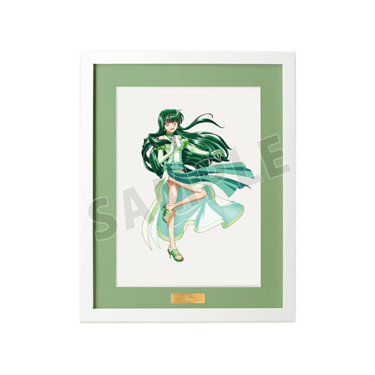 アニメ「ぴちぴちピッチ」描き下ろしイラスト 洞院 リナ 20th Anniversary ver. キャラファイングラフ