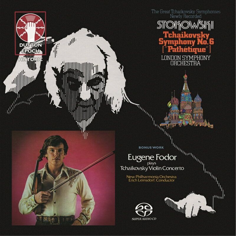 【輸入盤】交響曲第6番『悲愴』　レオポルド・ストコフスキー＆ロンドン交響楽団、ヴァイオリン協奏曲　ユージン・フォドア、エーリヒ・ラインスド