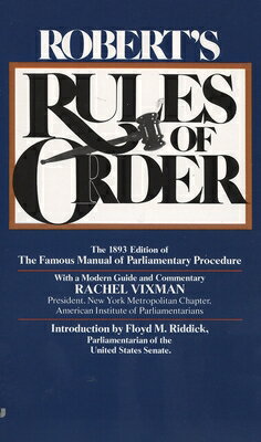 Robert's Rules of Order