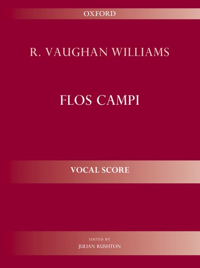 【輸入楽譜】ヴォーン=ウィリアムズ, Ralph: 野の花(混声合唱)/Rushton編: ヴォーカル・スコア