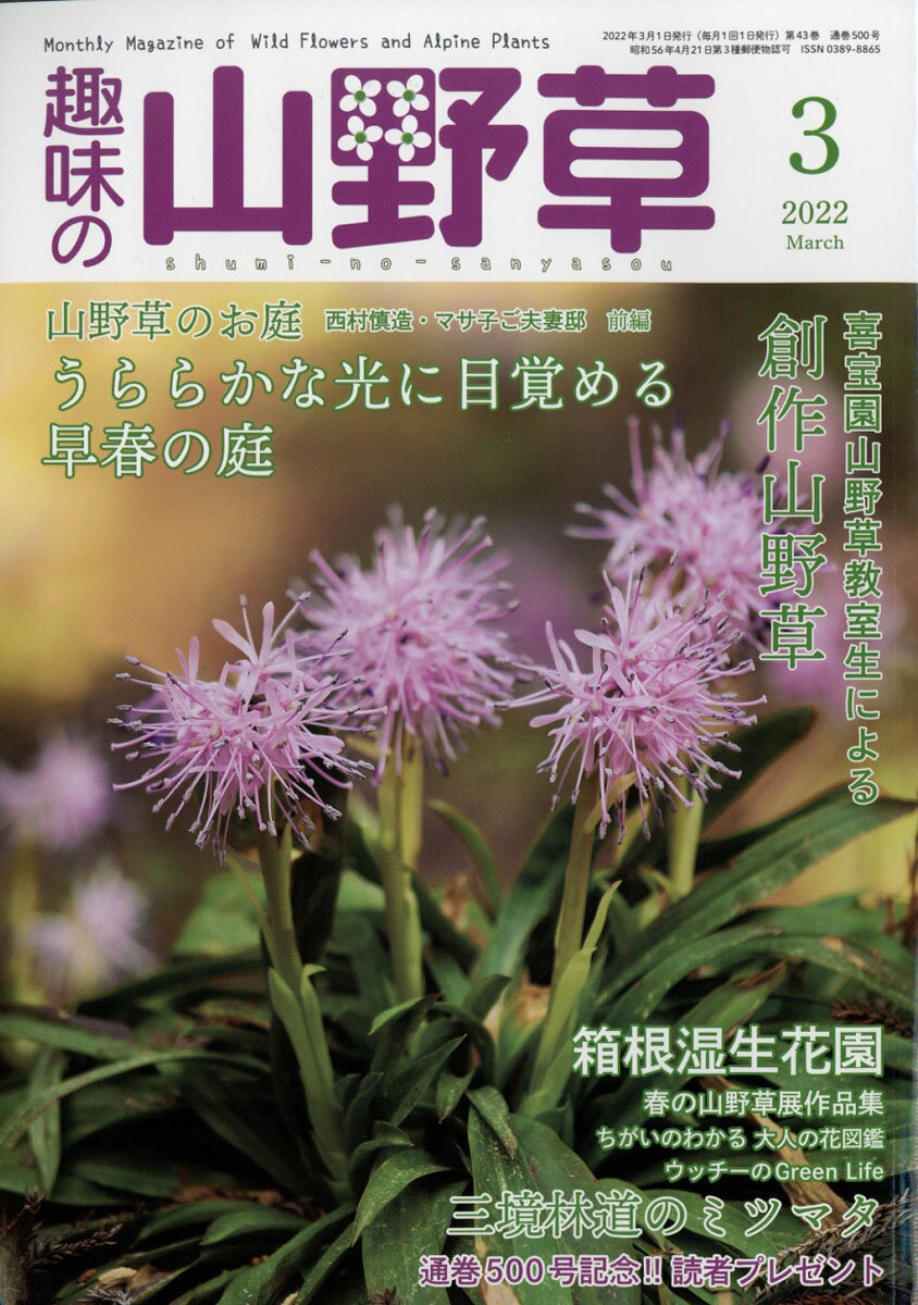 趣味の山野草 2022年 03月号 [雑誌]