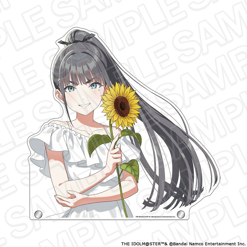 「学園アイドルマスター」から 特大ダイカットアクリルボード 雨夜 燕 sunflower ver．が登場！【対象年齢】：15歳以上【商品サイズ (cm)】(高さ）：30
