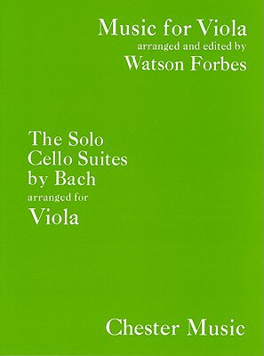 J.S. Bach's six suites for solo cello have been skilfully transcribed for solo viola by Watson Forbes, offering a new wealth of repertoire to the advancing violist.