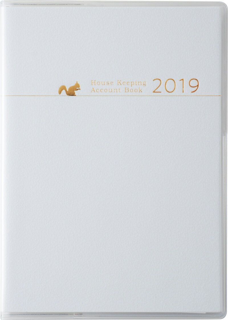 2019年版 1月始まり No.33 Petit Kakeibo（プチ家計簿） ホワイト