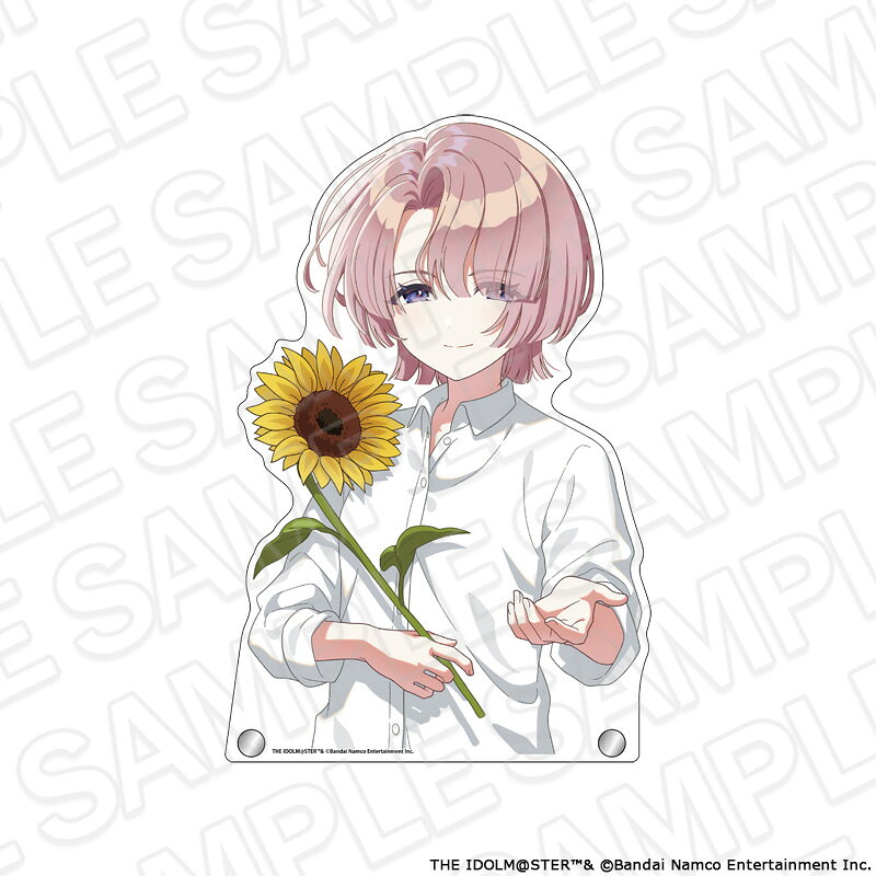 「学園アイドルマスター」から 特大ダイカットアクリルボード 有村麻央 sunflower ver．が登場！【対象年齢】：15歳以上【商品サイズ (cm)】(高さ）：30