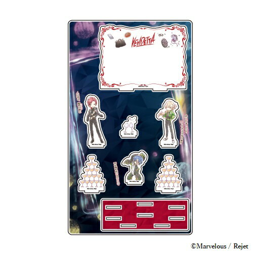 プレミアム アクリルジオラマプレート「ファビュラスナイト」03/ヴェンデッタ(グラフアート)【グッズ】