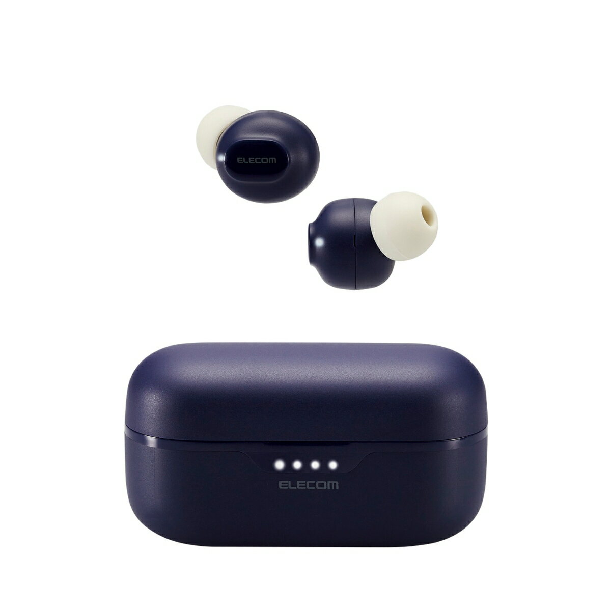 ELECOM｜エレコム ワイヤレスイヤホン Bluetooth 5.3 イヤホン 低遅延 タッチセンサー 超小型 【 iPhone iPad Android 各種対応 】 AAC対応 密閉型 Type‐C 充電 ブルートゥース ネイビー ネイビー LBT-TWS16NV [ワイヤレス(左右分離) /カナル型 /Bluetooth対応]