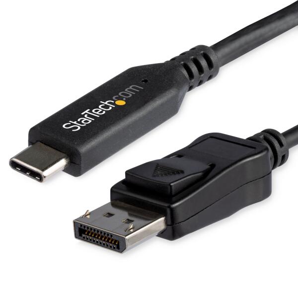 USB-C - DisplayPort 変換アダプタケーブル 1.8m 8K／30Hz対応