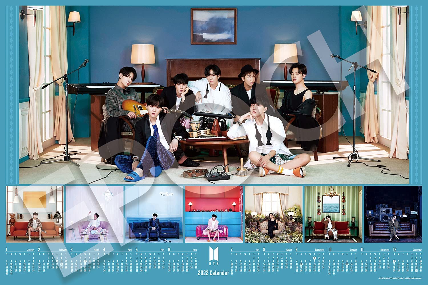 ジグソーパズル BE -2022 CALENDAR- 1000ピース【完成サイズ　50x75cm】