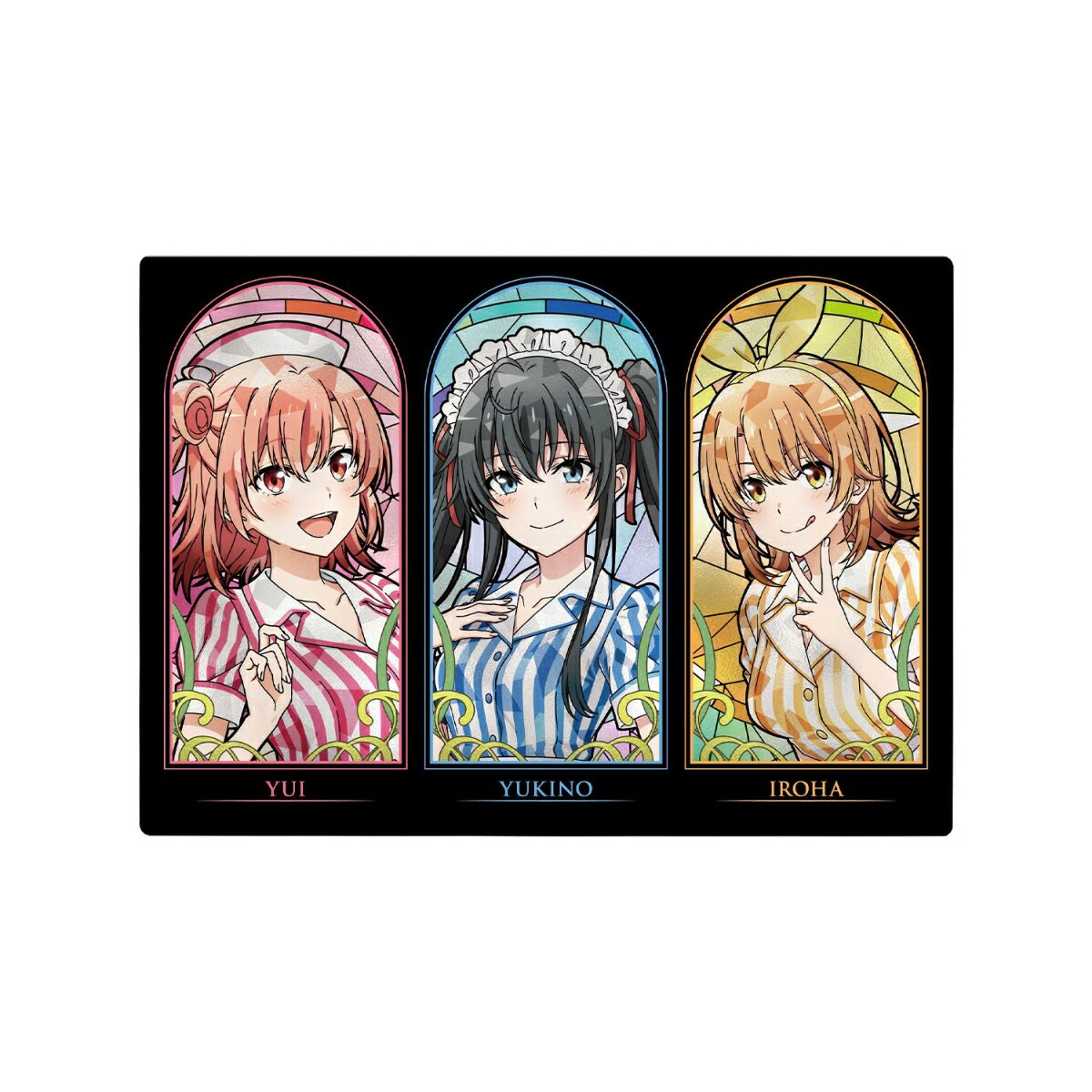 やはり俺の青春ラブコメはまちがっている。完描き下ろし 集合 アメリカンダイナーver. Aure Glass A6メタルアートパネル
