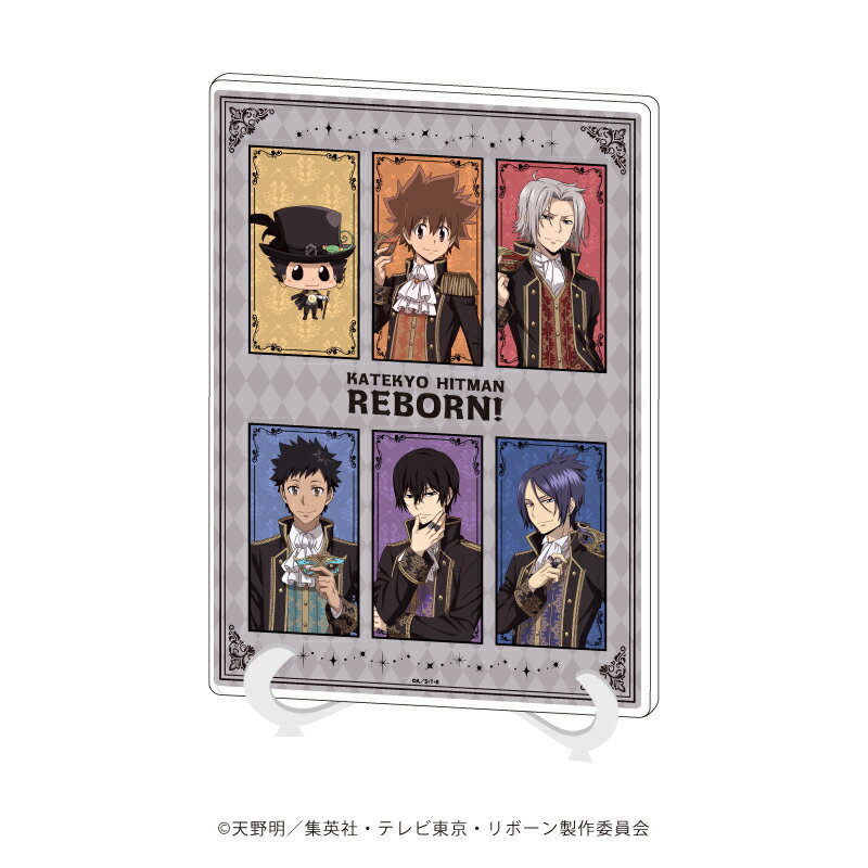 アクリルアートボード(A5サイズ)「家庭教師ヒットマンREBORN!」22/コマ割りデザイン(描き下ろしイラスト)【グッズ】