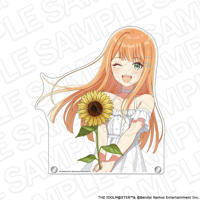 学園アイドルマスター 特大ダイカットアクリルボード 紫雲清夏 sunflower ver．