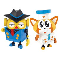 ポチっと発明ピカちんキット ピカちんロボ スパイフクロウのジェームズ＆グルメタヌキのパティセット