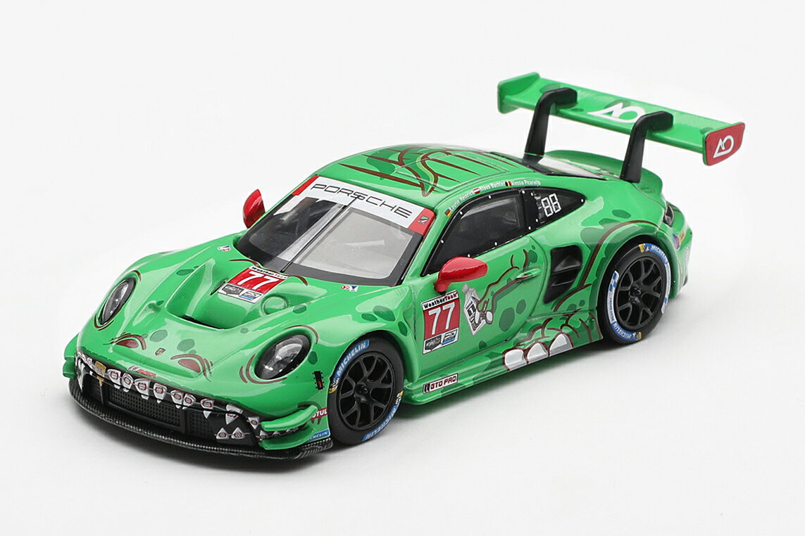 MINI-GT 1/64 ポルシェ 911 GT3 R (992) IMSA セブリング12時間 2025 優勝車 #77 AO Racing(左ハンドル) 【MGT01218-L】 (ミニカー)