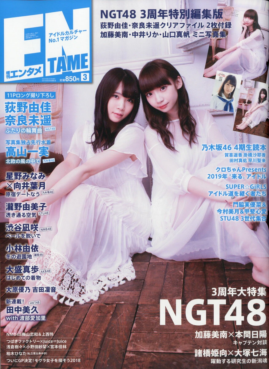 ENTAME(エンタメ) 特別編集版 2019年 03月号 [雑誌]
