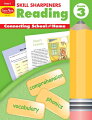 Skill Sharpeners Reading, Grade 3 contains engaging full-color stories followed by activity pages that practice a variety of reading skills. This book is designed to help your child improve his or her reading skills. Skill Sharpeners Reading, Grade 3 provides 17 motivating fiction and nonfiction stories. Parents have a wonderful opportunity to support what happens in the classroom, inspiring their child's desire to learn. This book is perfect for practice at home. The content is written by teachers and addresses the five essential components of reading instruction as identified in the No Child Left Behind Act.