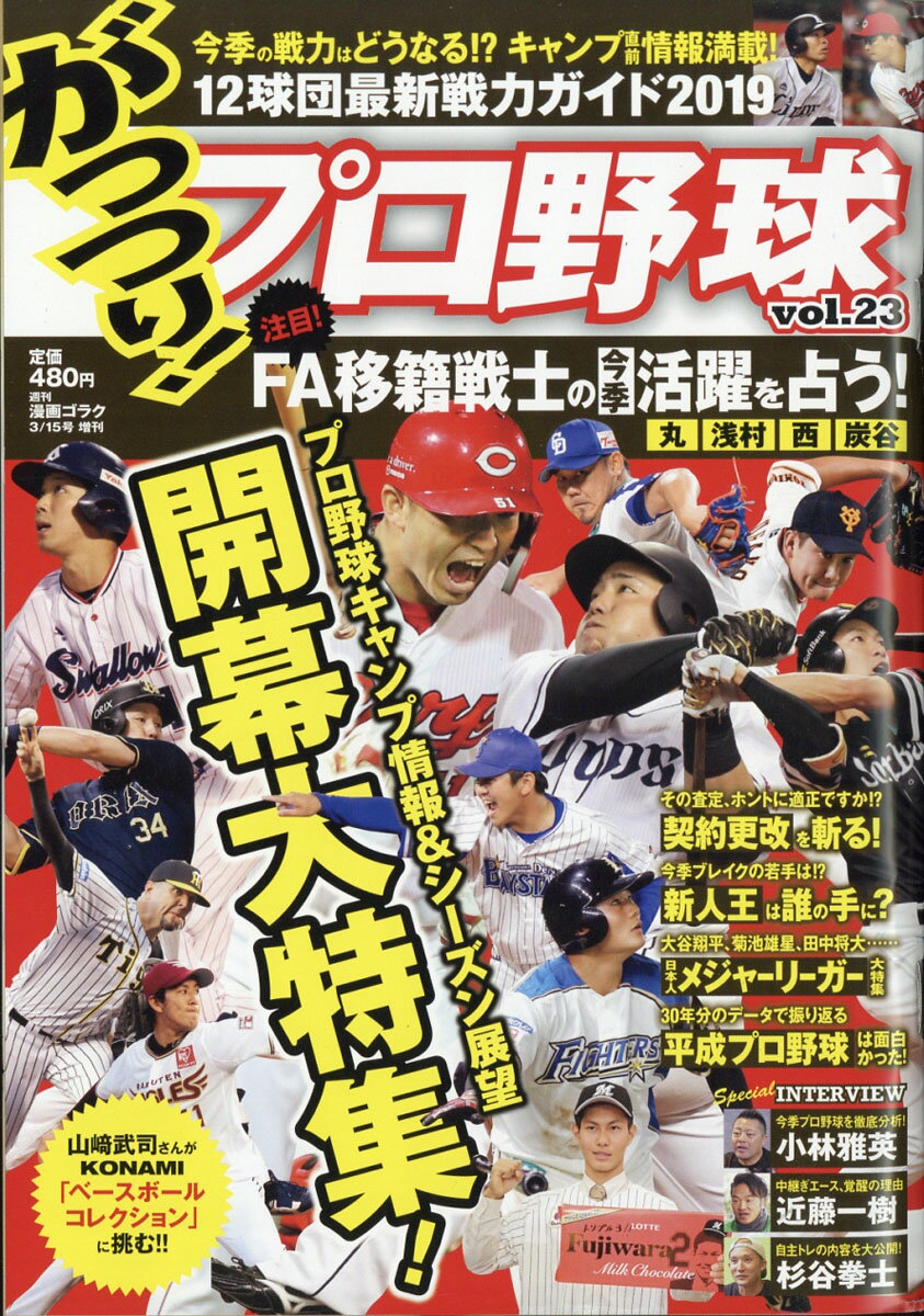 がっつり!プロ野球 vol.23 2019年 3/15号 [雑誌]