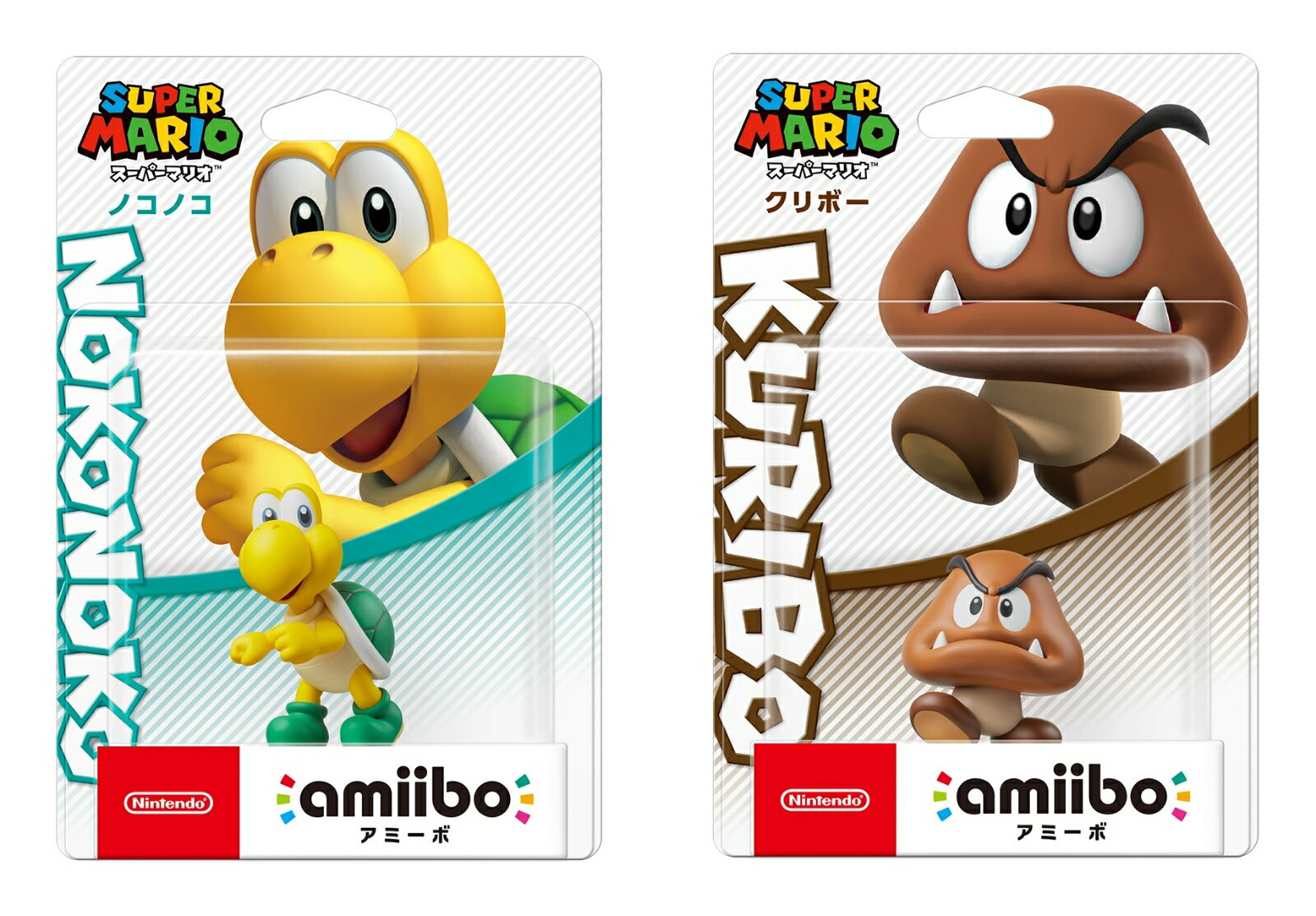 amiibo クリボー/ノコノコ （スーパーマリオシリーズ） 2個セットの画像