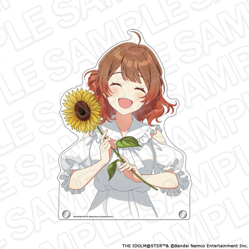 「学園アイドルマスター」から 特大ダイカットアクリルボード 花海佑芽 sunflower ver．が登場！【対象年齢】：15歳以上【商品サイズ (cm)】(高さ）：30