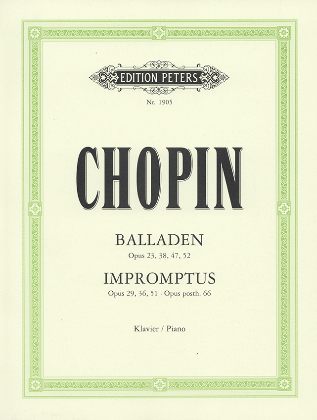 【輸入楽譜】ショパン, Frederic-Francois: バラード、即興曲集/Scholtz & Pozniak編