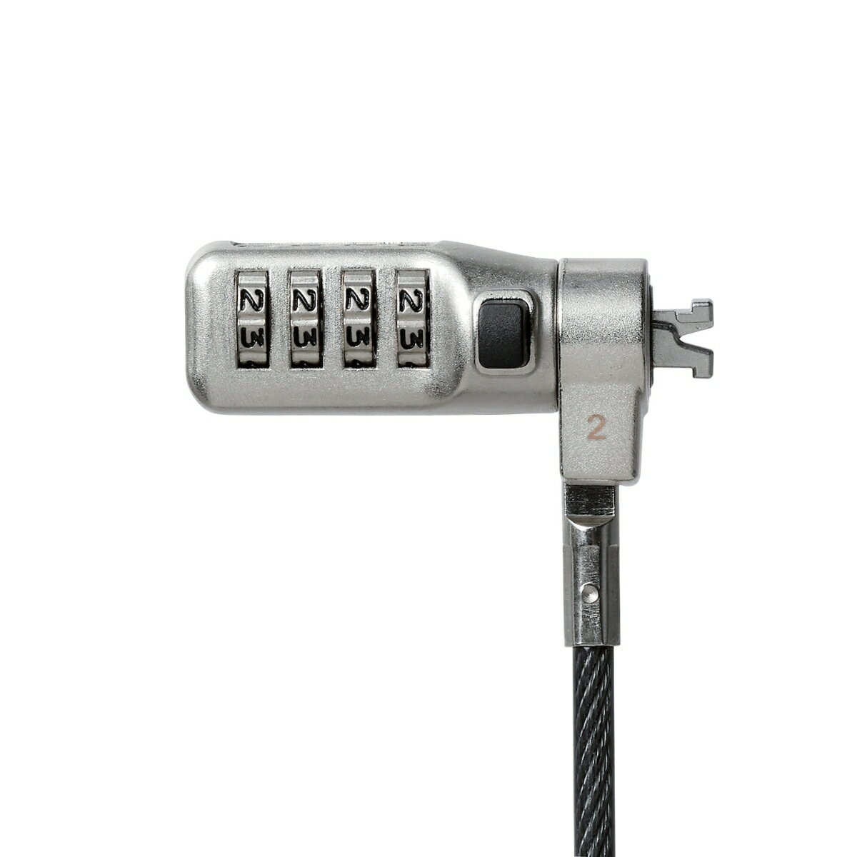 セキュリティワイヤー/ダイヤル錠/スロットサイズ(2.5×6mm)