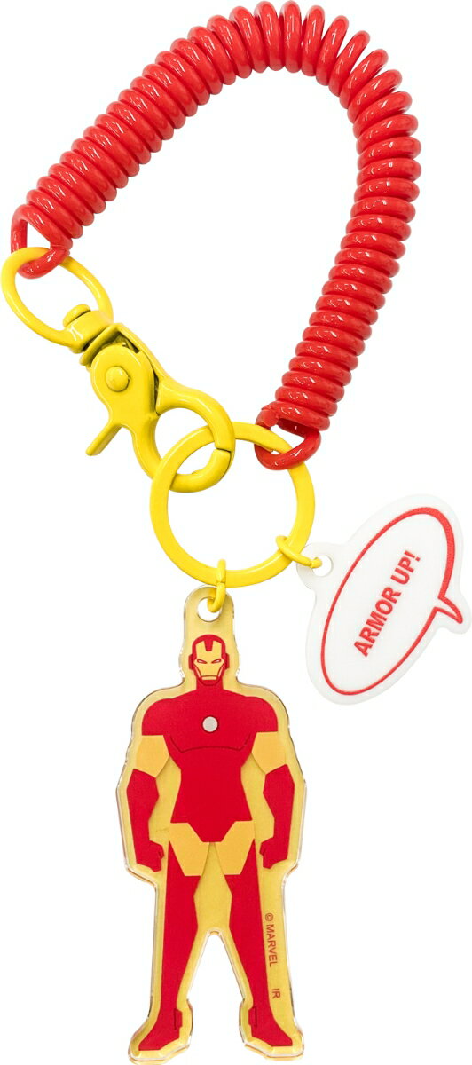 MARVEL POP ICON　コイルキーホルダー（アイアンマン）