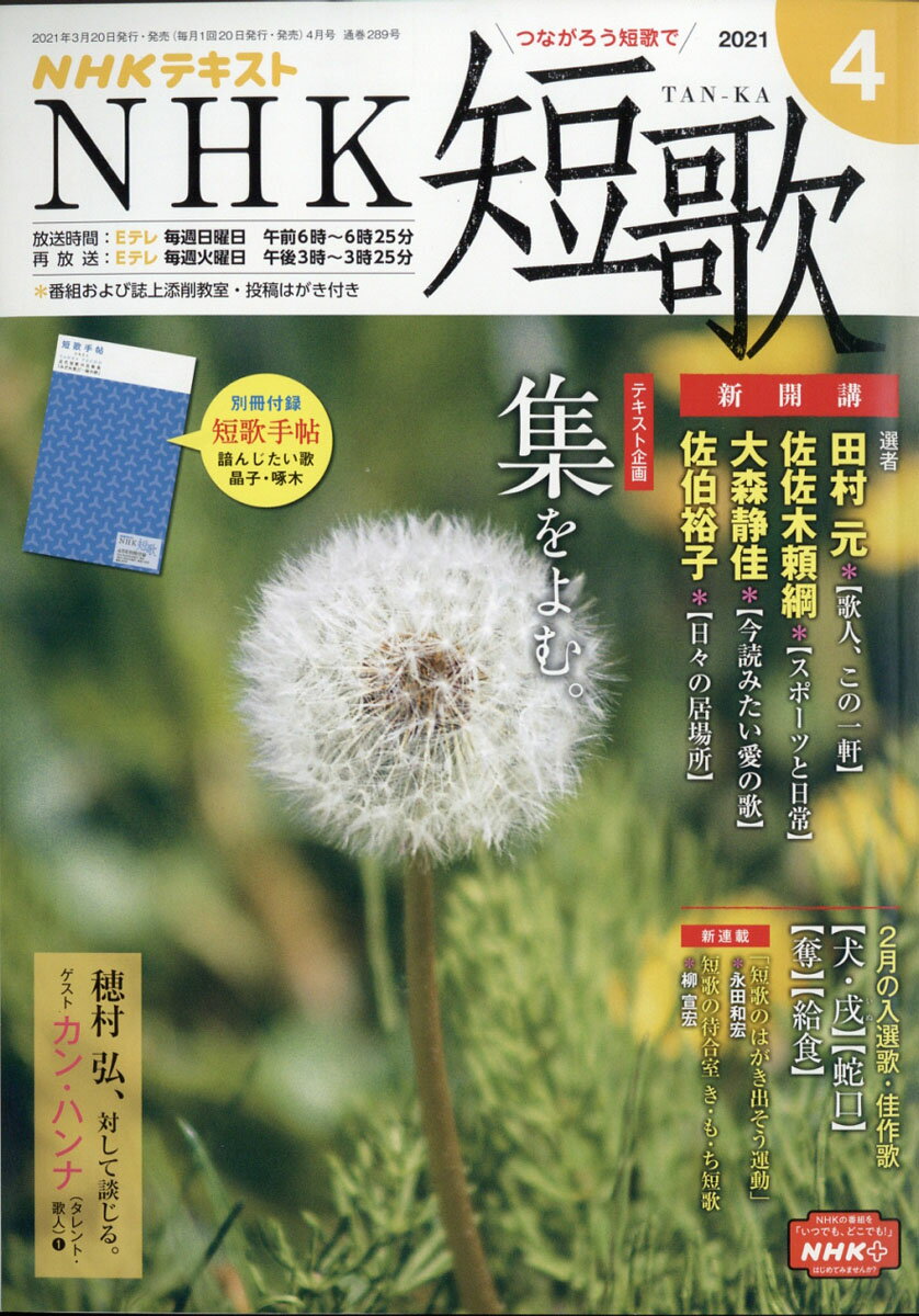 NHK 短歌 2021年 04月号 [雑誌]