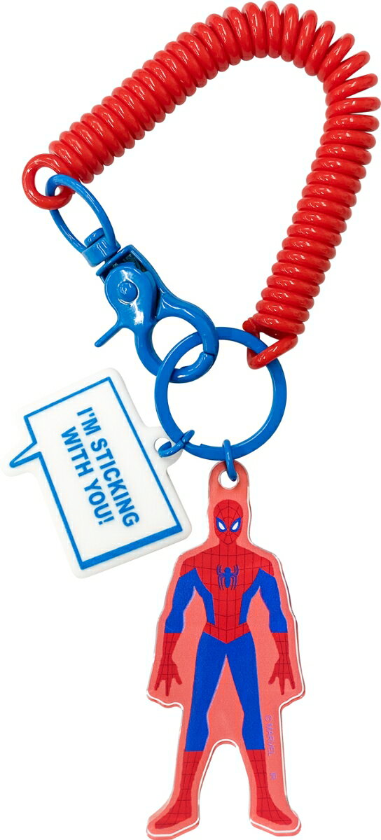 MARVEL POP ICON　コイルキーホルダー（スパイダーマン）