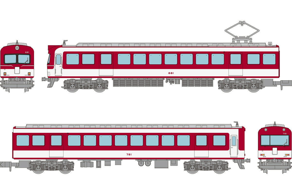 ジオコレ 鉄道コレクション 近畿日本鉄道880系 2両セット 【340447】 (鉄道模型 コレクション)