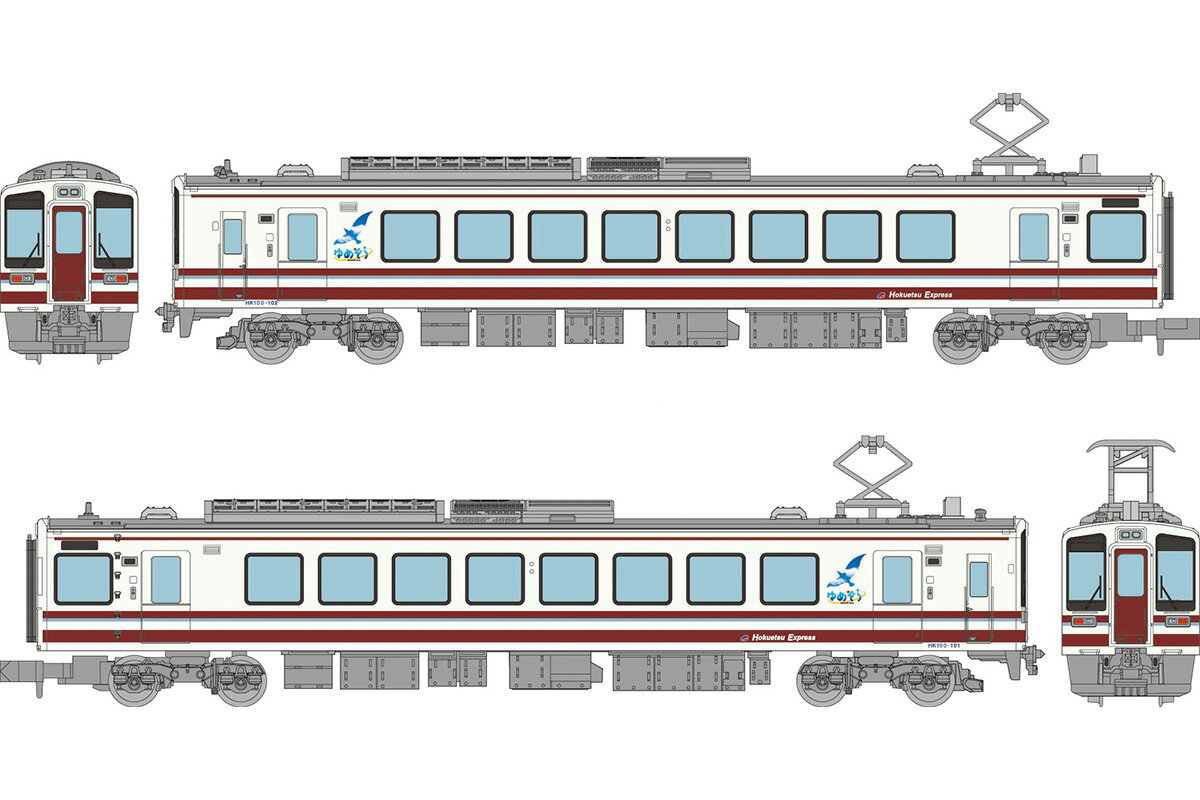 ジオコレ 鉄道コレクション 北越急行HK100-101・102ゆめぞら2両セット (鉄道模型 コレクション)