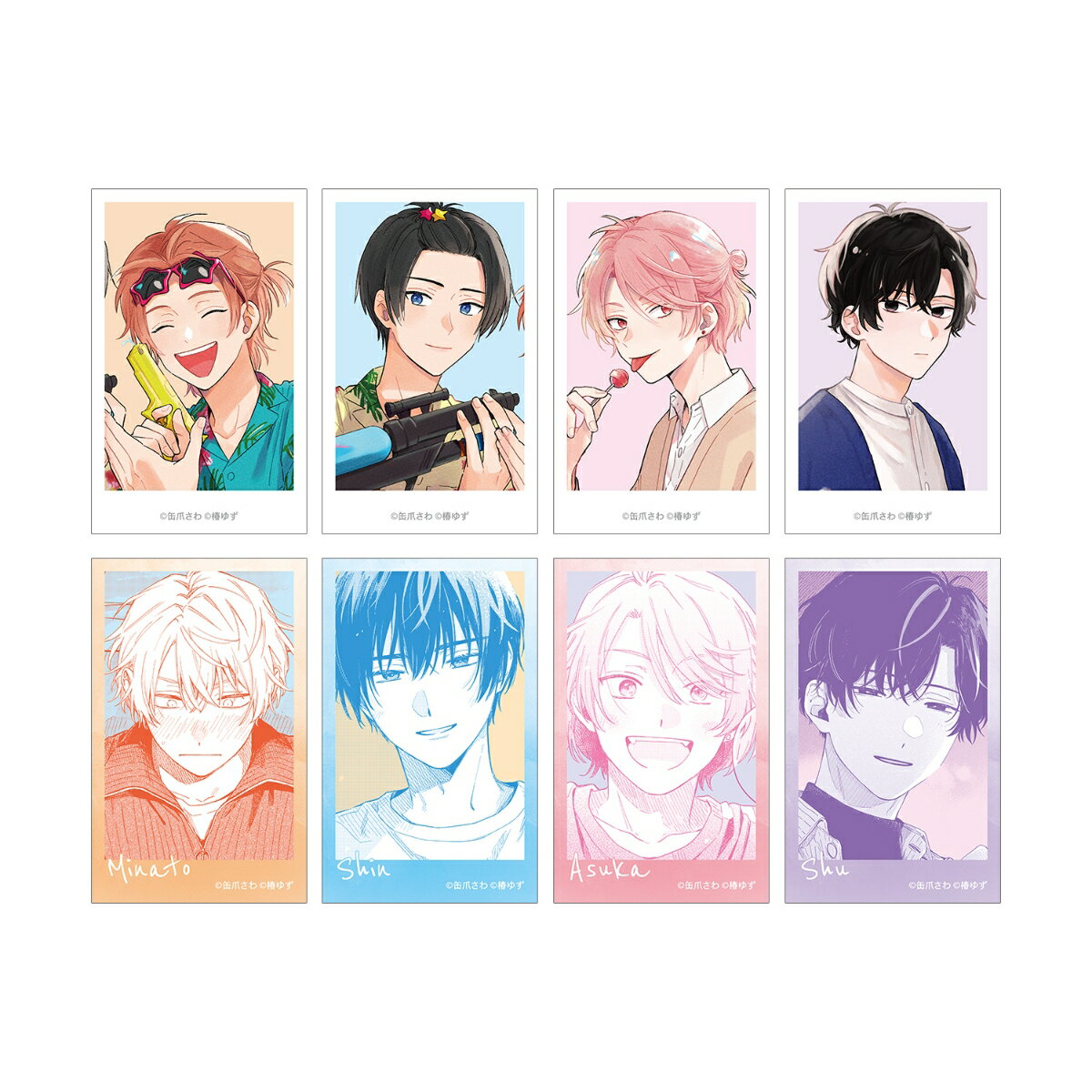 みなと商事コインランドリートレーディングインスタントカメラ風イラストカード vol.2(BOX＝8個)