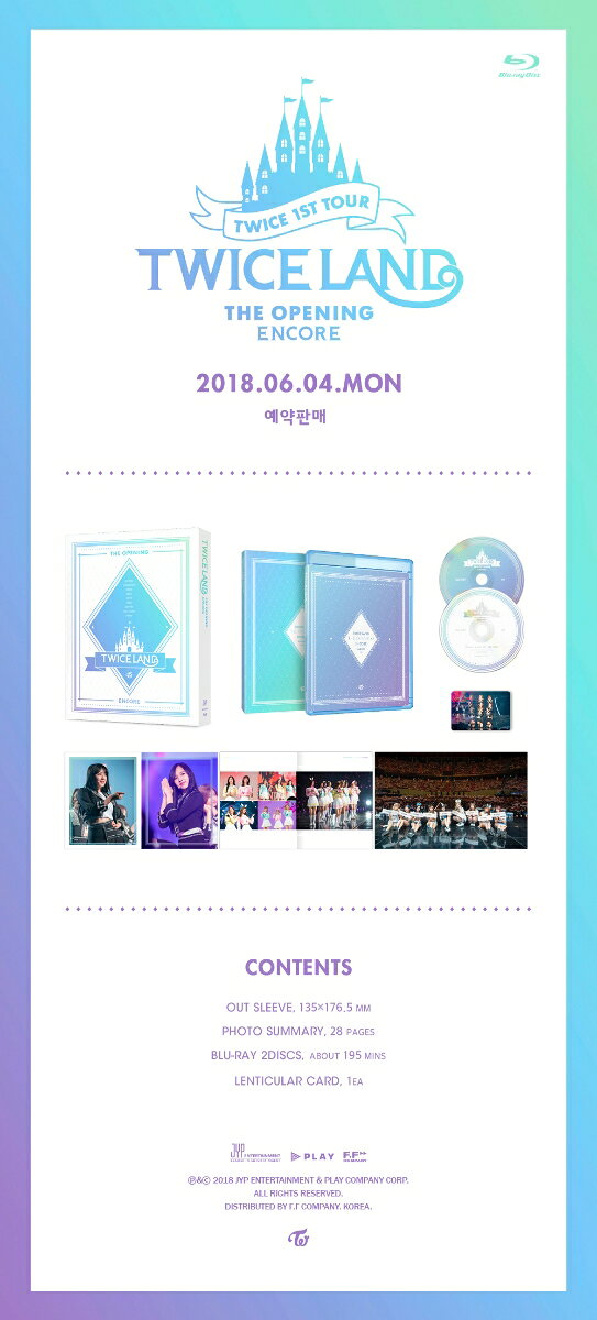 【輸入盤】TWICE 1ST TOUR ‘TWICELAND’ - THE OPENING [ENCORE] 【Blu-ray】 [ TWICE ]