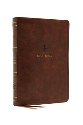 Nrsv, Catholic Bible, Standard Large Print, Leathersoft, Brown, Comfort Print: Holy Bible NRSV CATH BIBLE STANDARD LP LE [ Catholic Bible Press ]