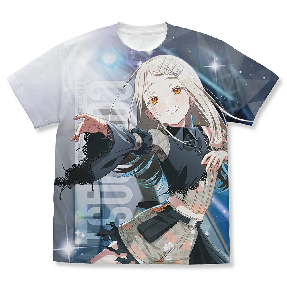 学園アイドルマスター 【コントラスト】篠澤 広 フルグラフィックTシャツ／WHITE-M