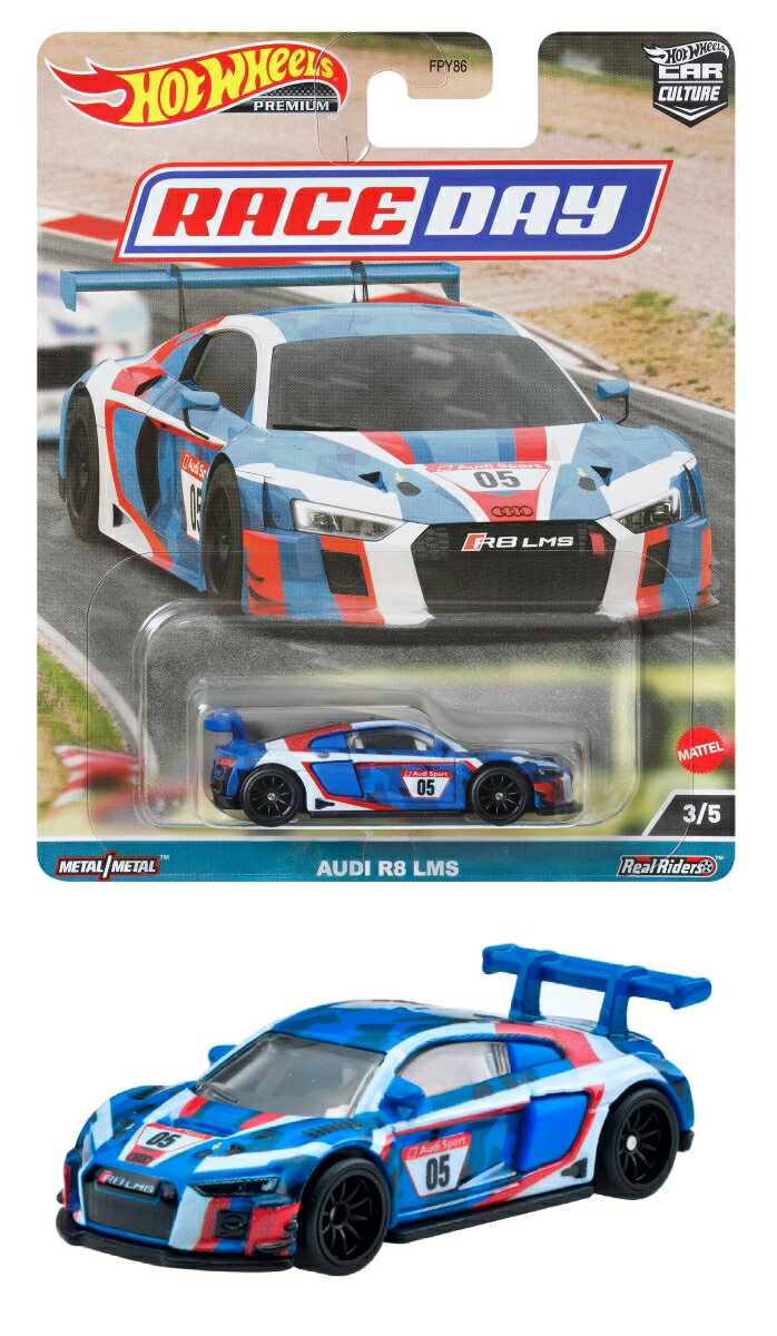 ホットウィール(Hot Wheels) カーカルチャー - レース・デー - フォード アウディ R8 LMS 【3才~】 HKC61