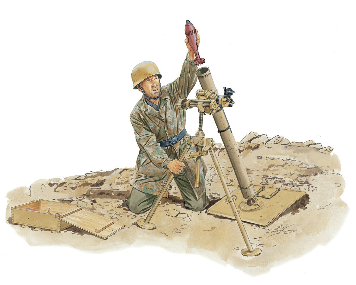 ドラゴン 1/6 WW.II ドイツ軍 8cm sGr.W.42 迫撃砲 【DR75009】 (プラモデル)