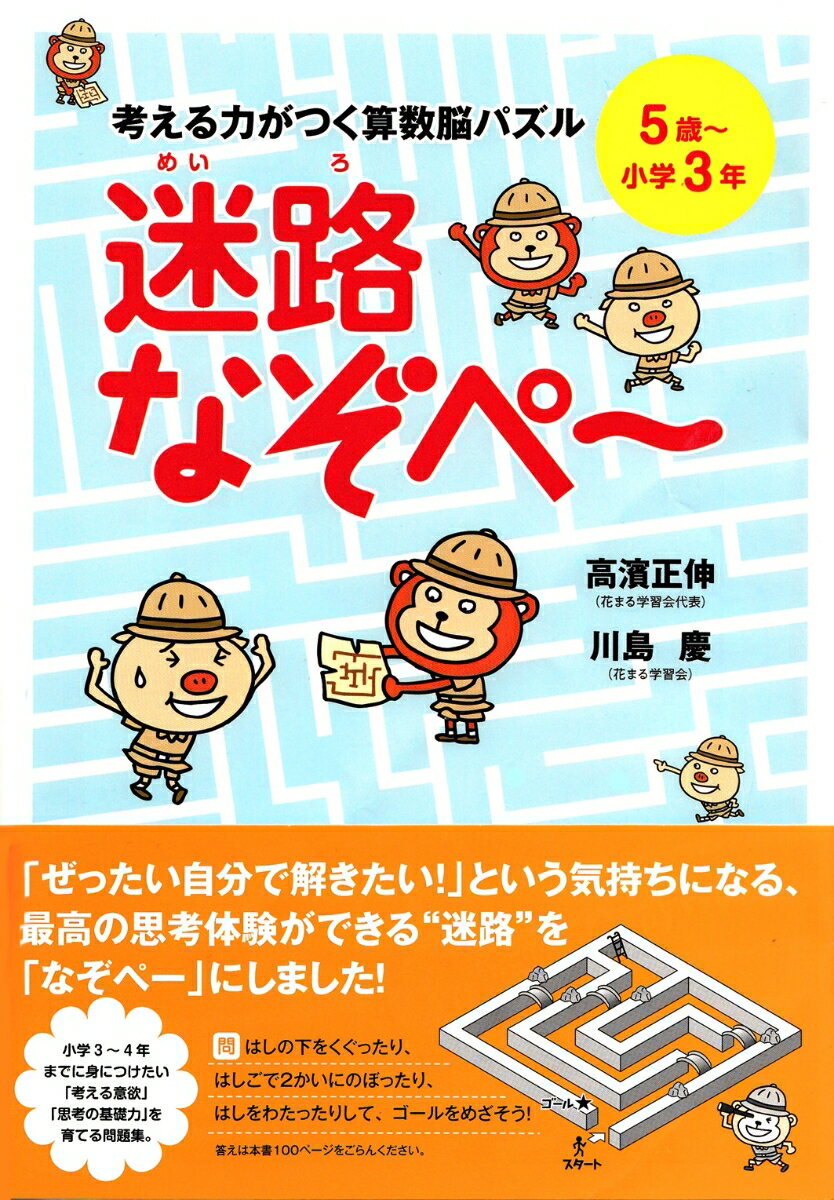 「なぞペー」は「なぞなぞペーパー」の意味です。なぞなぞのように楽しくて、夢中になって、いっしょうけんめい解いているうちに、自然と考える力がつく迷路です。カメラで見はられている迷路や、２階建てのやしきの迷路、くさいぬま地を通りぬける迷路など、いろいろな種類のドキドキして面白い問題が、たくさんあります。いろいろなルールの迷路にふれて問題を理解する力を身につけ、じっくりと夢中になって考えることを経験ができ、なによりも「自分で解きたい！」という気持ちが芽生えます。