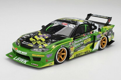 TOP SPEED 1/18 Nissan シルビア(S15) LB-Super Silhouette #555 V2 2024 Formula Drift Japan 【TS0694】 (ミニカー)