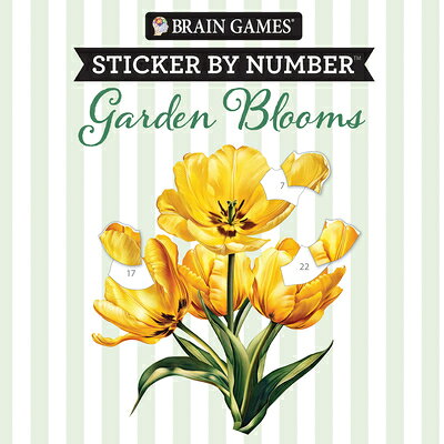 Brain Games - Sticker by Number Compact Edition: Garden Blooms 7x7 Inches Travel Size Activity Book BGSBN COMPACT /E GARDEN BLOOMS （Brain Games - Sticker by Number Compact Edition） 