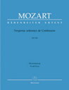 モーツァルト, Wolfgang Amadeus: 証聖者の荘厳な晩課(ヴェスペレ) ハ長調 KV 339(ラテン語)/原典版/Federhofer & Schroder編 