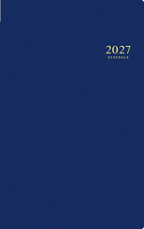 2027年 手帳 1月始まり No.49 ビジネス手帳 6 [藍]高橋書店 手帳判 ウィークリー