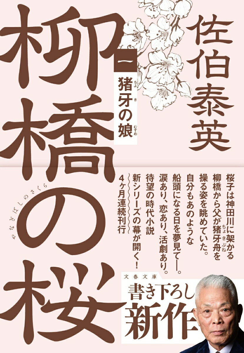 吉原や向島などへ行き交う舟が集まる柳橋。神田川と大川が合流する一角に架けられていたその橋の両側には船宿が並び、働く人、遊びに行く人で賑わっていた。柳橋の船宿さがみで働く船頭の広吉には一人娘がいた。名前は桜子。三歳で母親が出奔するが、父親から愛情を受けて育ち、母譲りの器量よしと、八歳から始めた棒術の腕前で、街で人気の娘となる。夢は父親のような船頭になること。そんな桜子に目を付けた、船宿の亭主による「大晦日の趣向」が、思わぬ騒動を巻き起こしー。