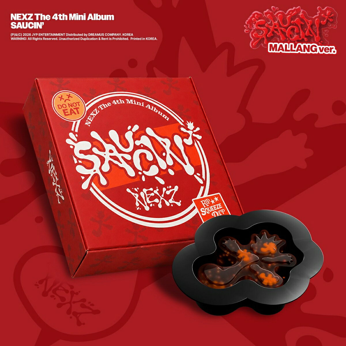【楽天ブックス限定先着特典+先着特典】SAUCIN' (MALLANG ver.)(フォトカード(ソロ全7種のうちランダムで1種)+シリアルナンバー入りチラシ2枚)